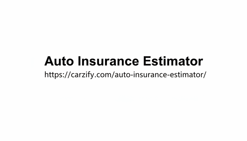 Auto Insurance Estimator
